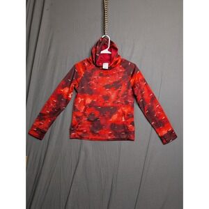 Nike Track Jacket Kids Boy's Size‎ Medium Red Camo Casual Activewear Sweatshirt